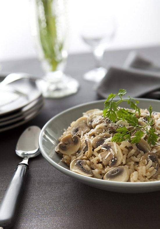Risotto aux champignons
