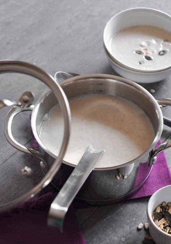 Velouté de céleri rave aux quatre épices