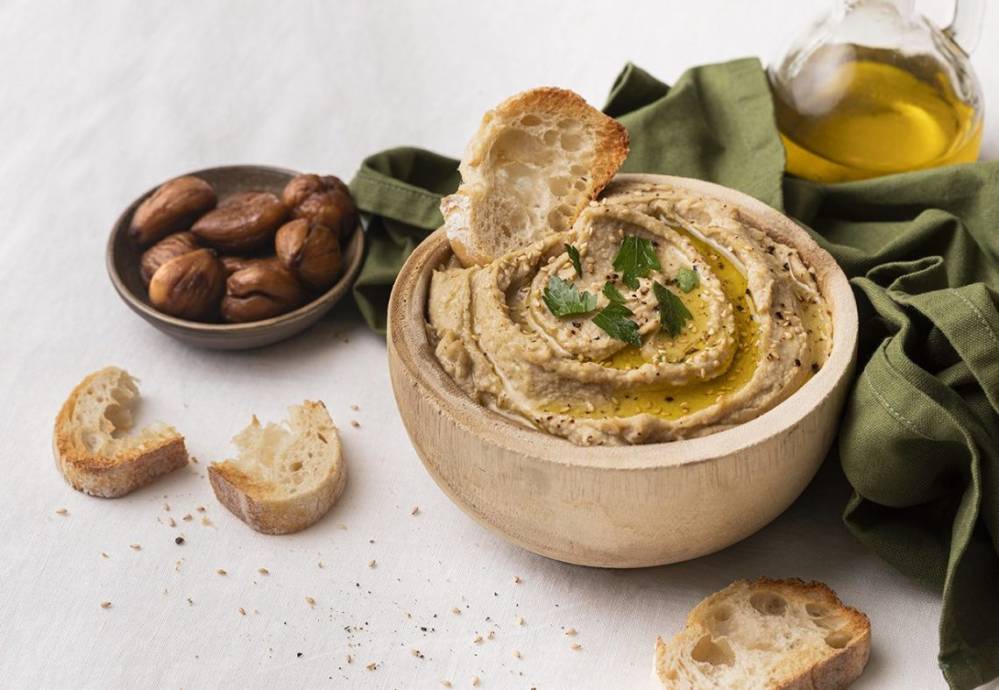 Houmous de châtaignes